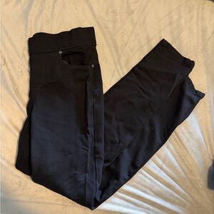 Black High-Waist Dress Pants